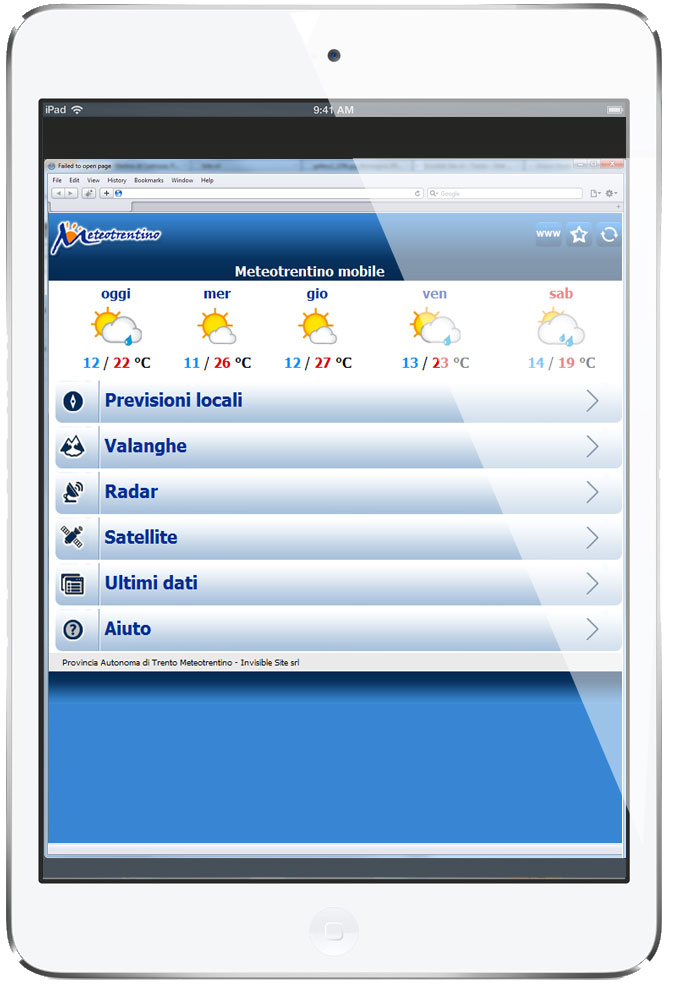 Meteotrentino mobile